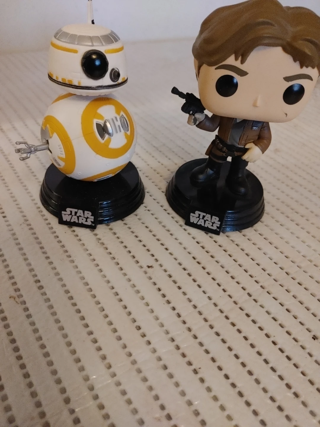 Funko Pop! Star Wars BB-8 and Han Solo Figures