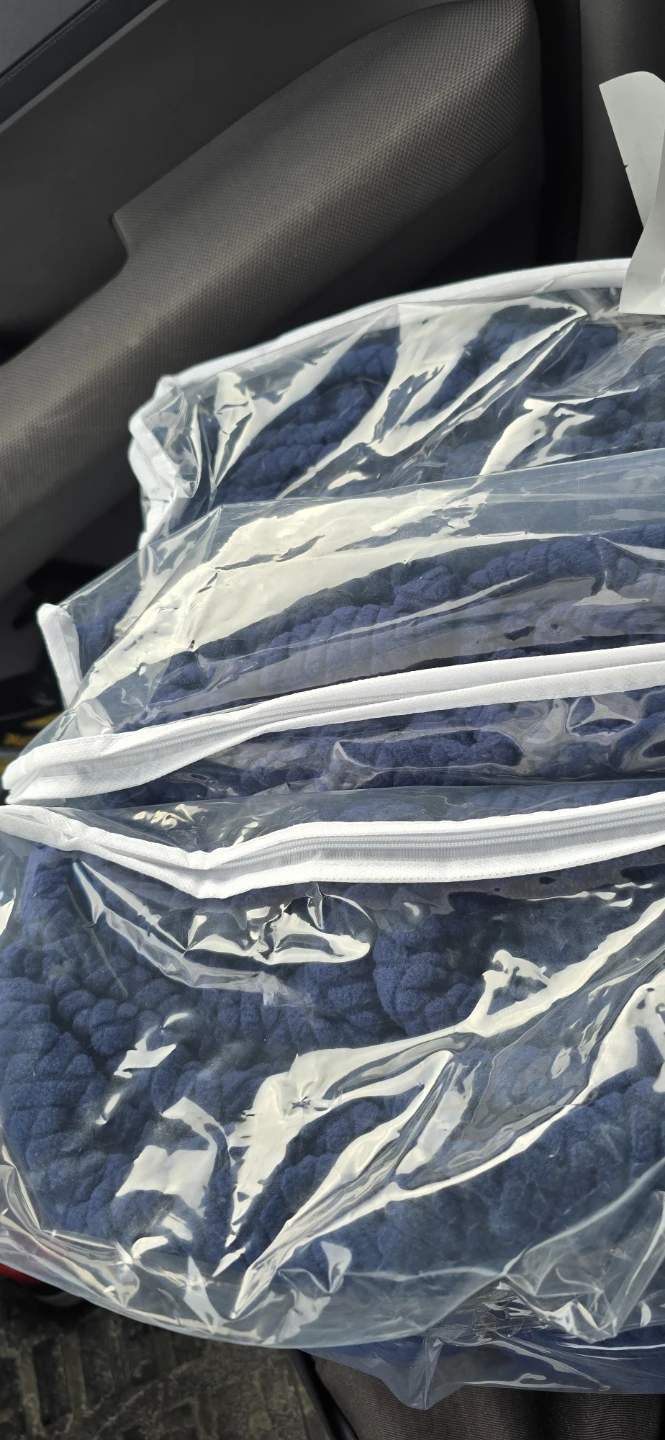 Dark Blue Chair Covers - Lot of 3 - photo 2