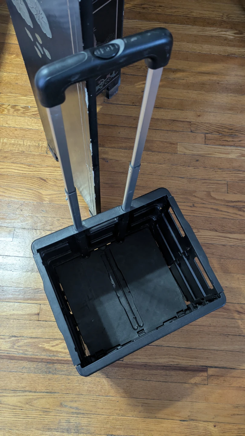Black Folding Rolling Cart - photo 4