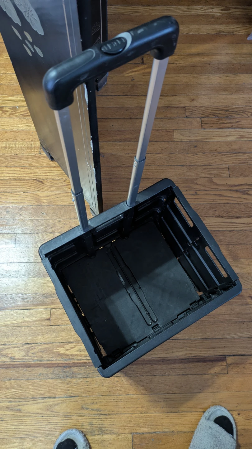 Black Folding Rolling Cart - photo 5