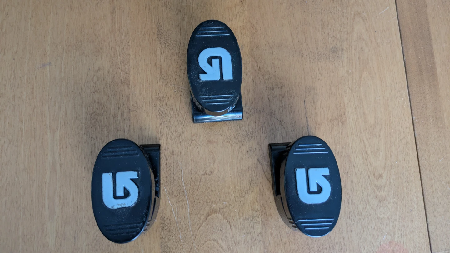Burton Snowboard Wall Mounts (Set of 3)