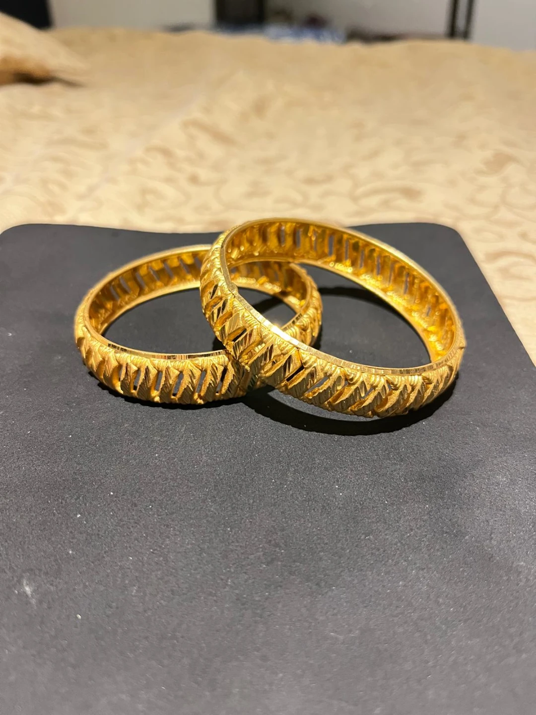 Pair of Gold-plated Bangles