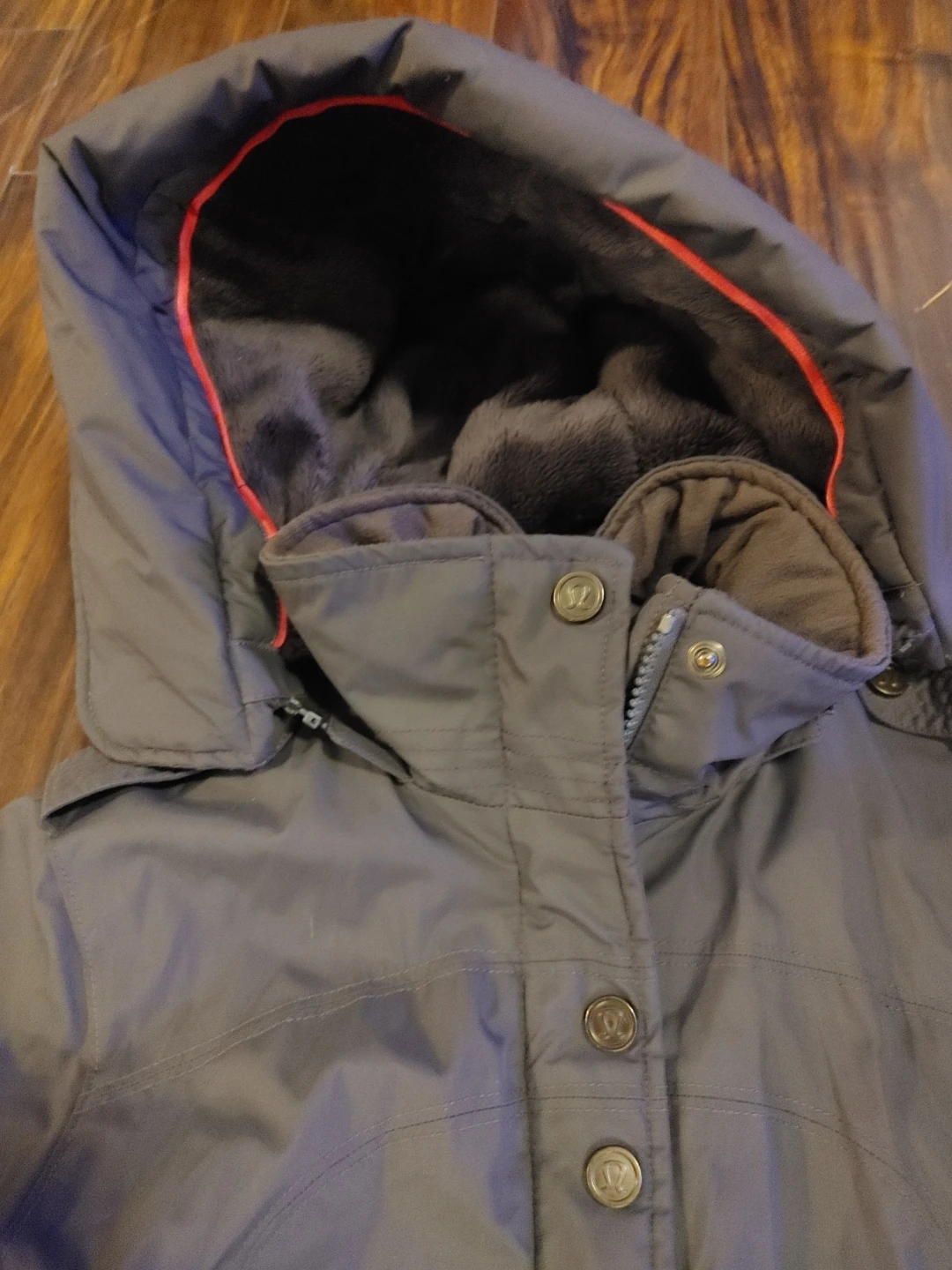 Lululemon Grey Winter Coat with Belt - photo 5