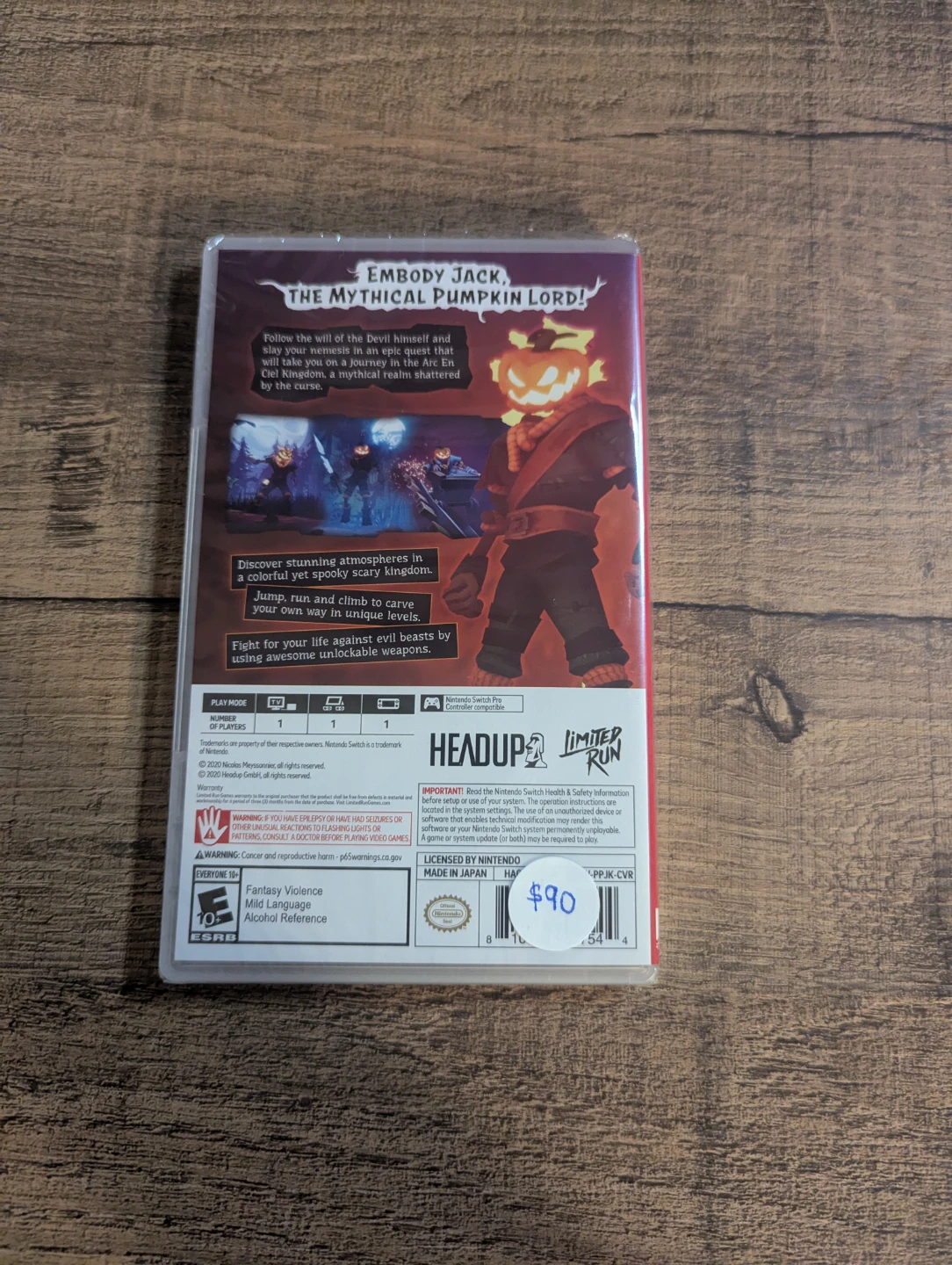 Pumpkin Jack Nintendo switch - photo 2