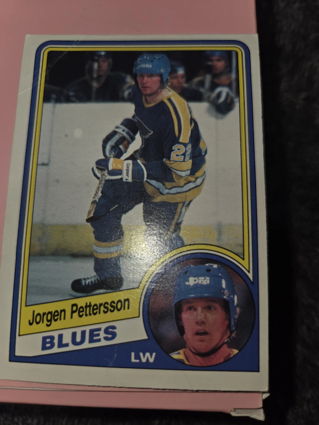 Jorgen Pettersson 1984 O-Pee-Chee Hockey Card #189