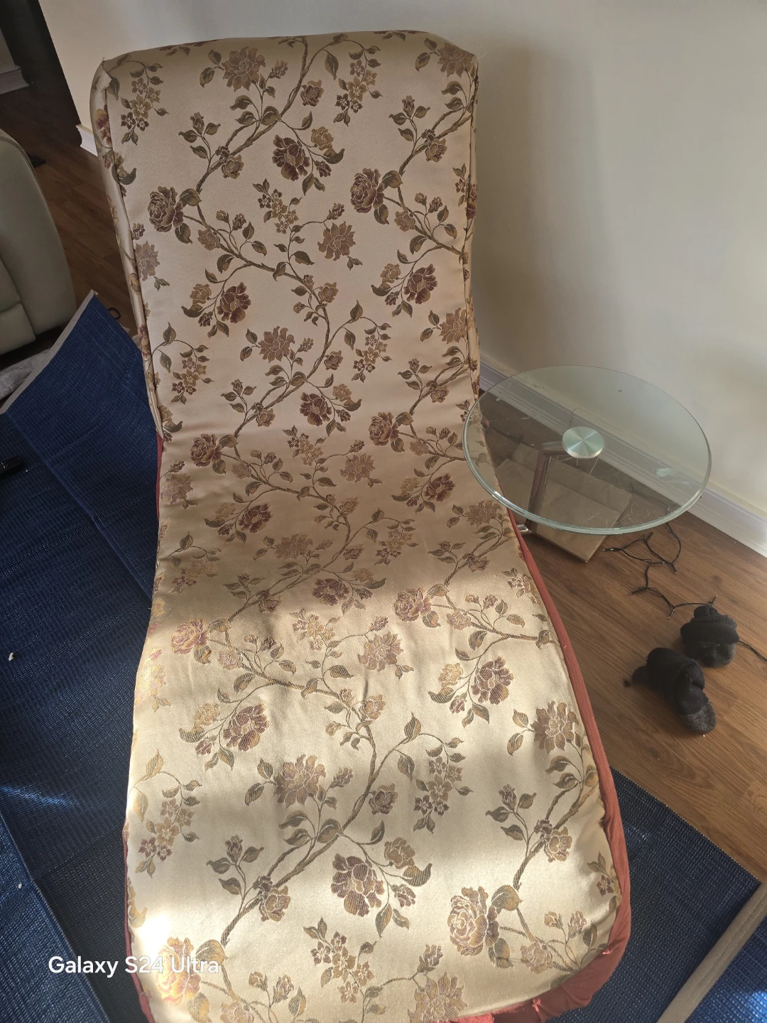 Floral Chaise Lounge Chair - photo 3