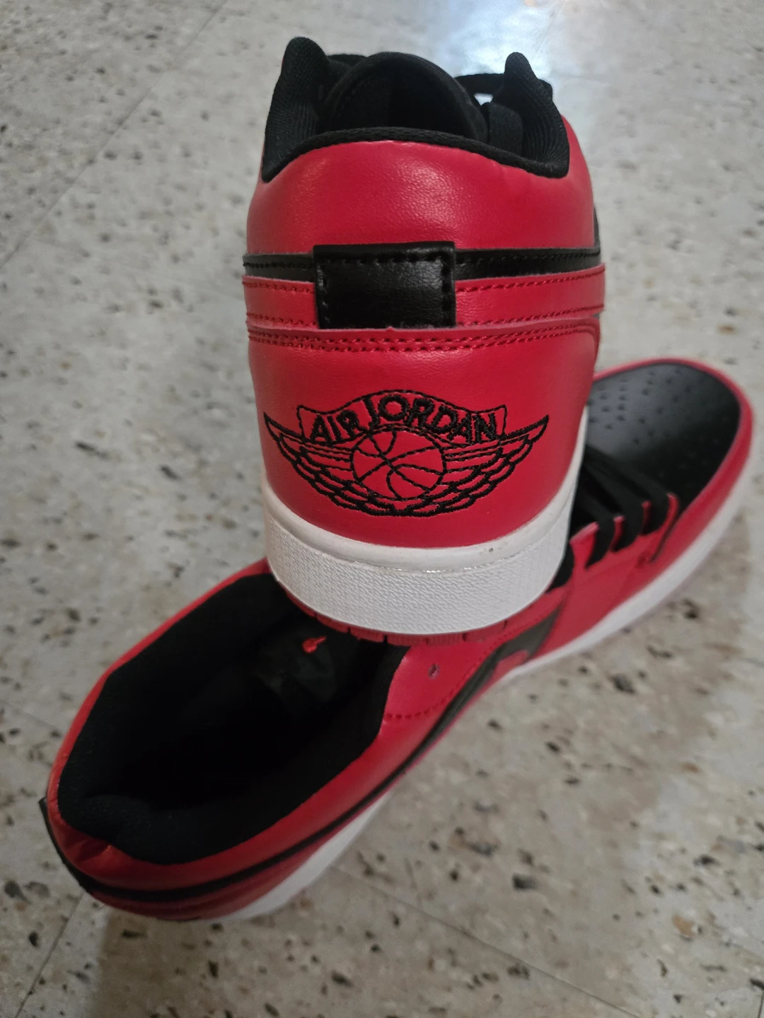 Nike Air Jordan 1 Low Red Black Sneakers - photo 3