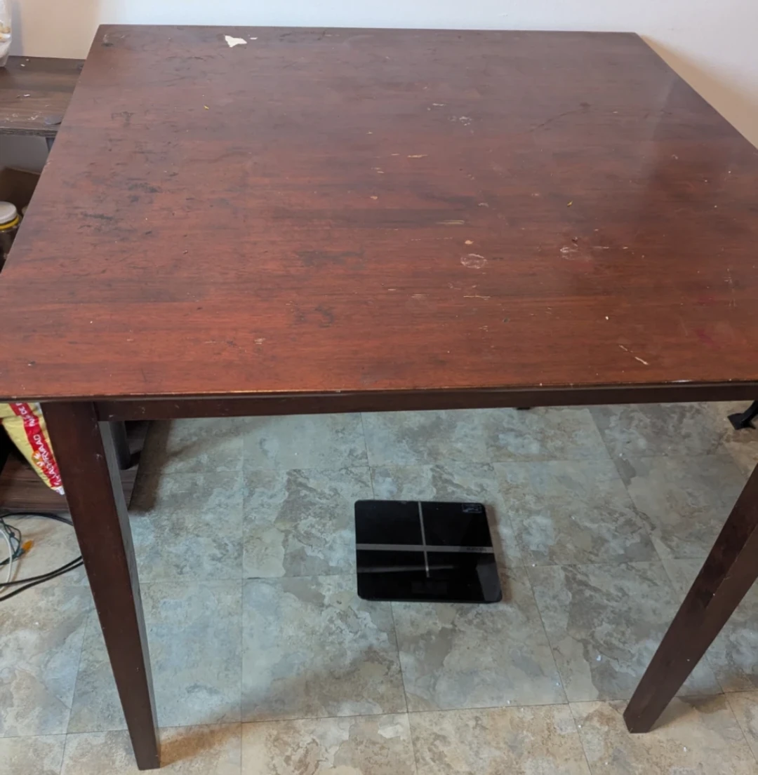 Wooden high Table ❗ Removable legs for easy transport ❗
