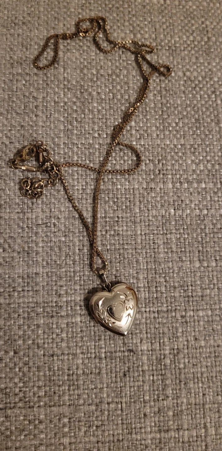 Sterling Silver Heart Locket Necklace