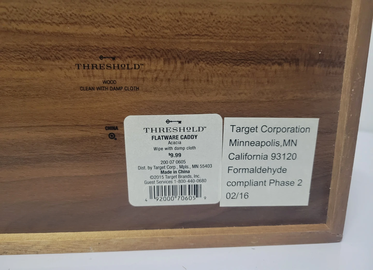 Threshold Wood Flatware Caddy - photo 3