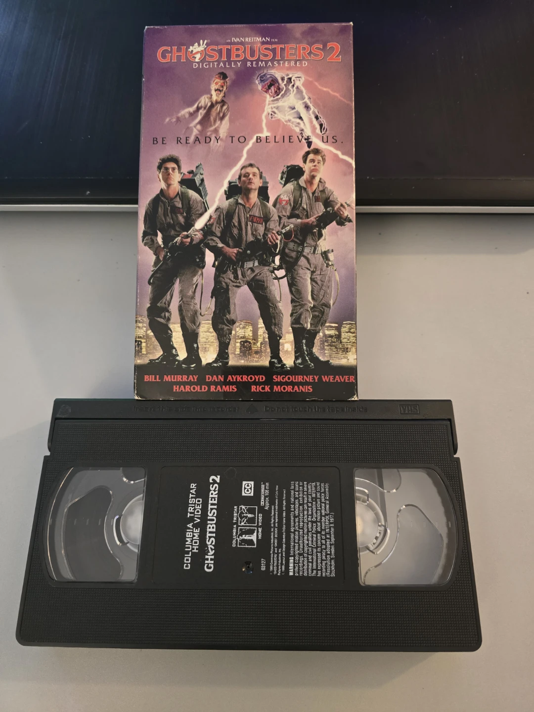 Ghostbusters 2 VHS Tape - Digitally Remastered