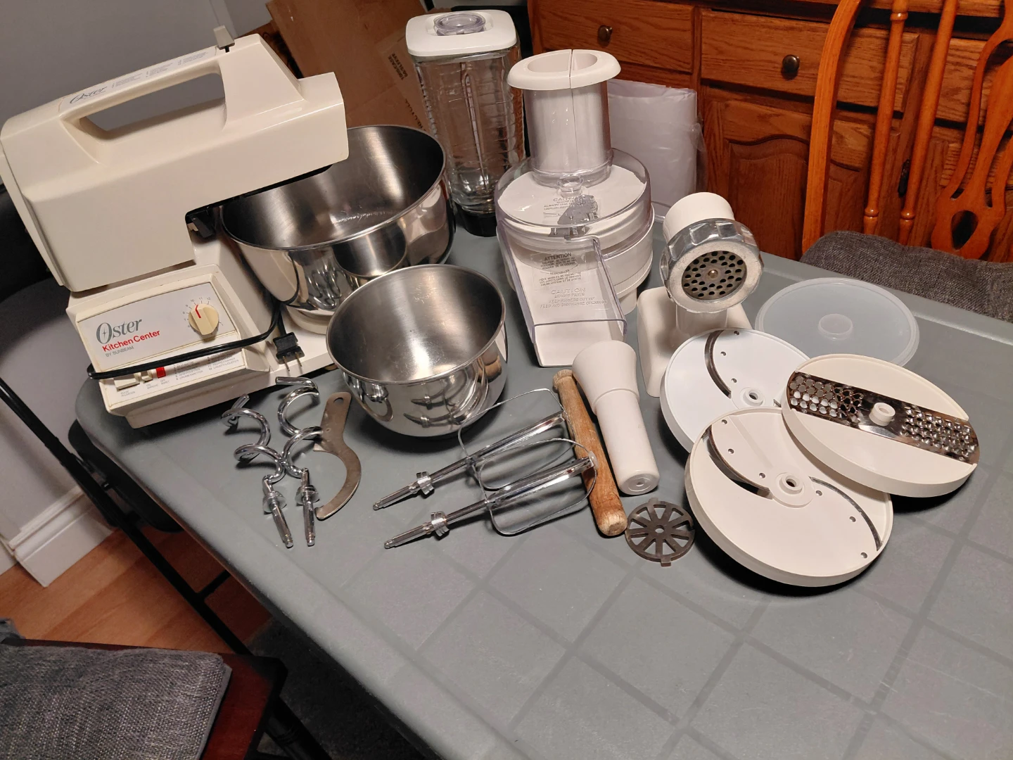 Oster Kitchen Center Stand Mixer with Attachments