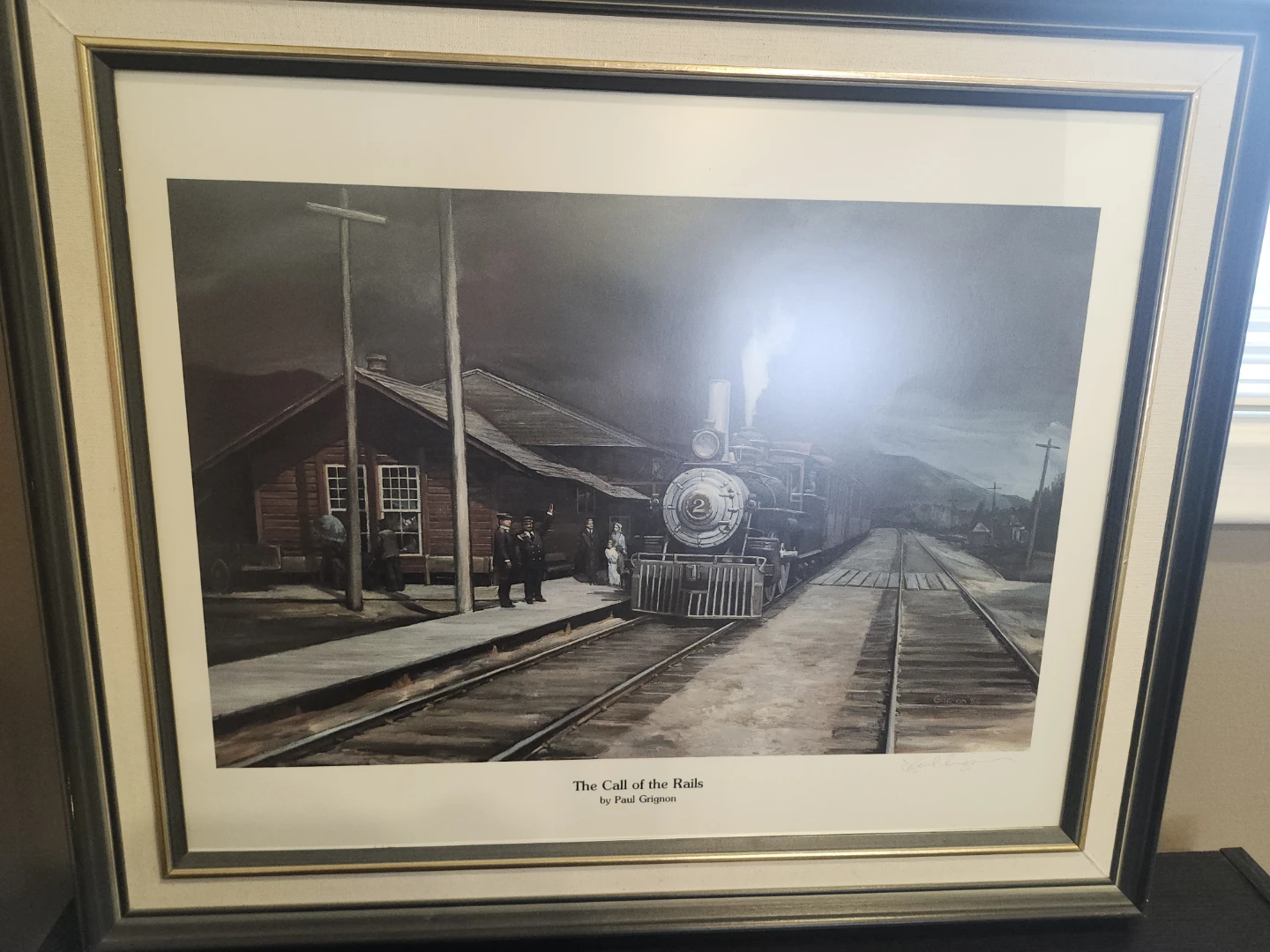 The Call of the Rails Art Print by Paul Grignon
