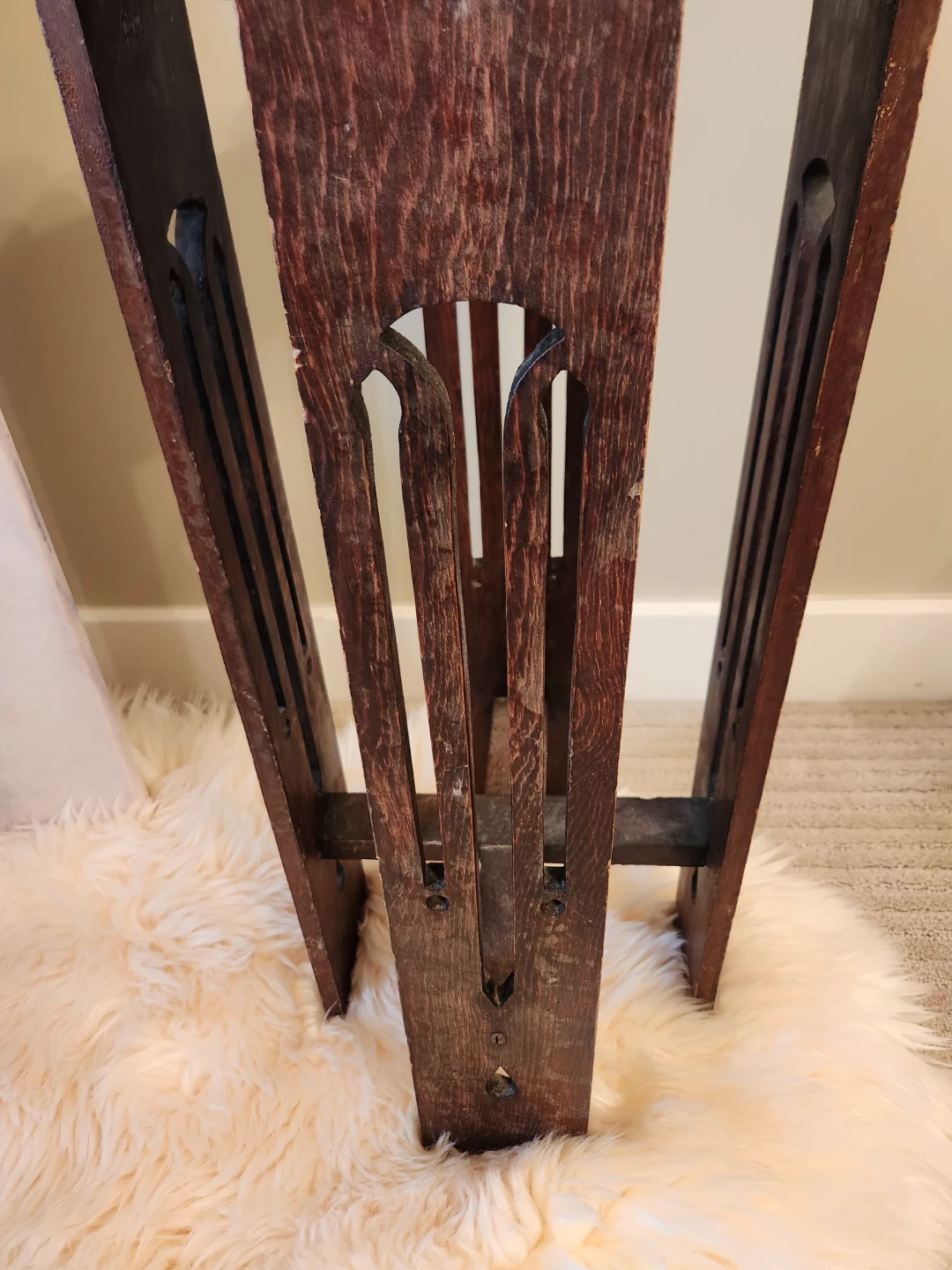 ART DECO Wooden Stand BEAUTIFUL CRAFTSMANSHIP - photo 5