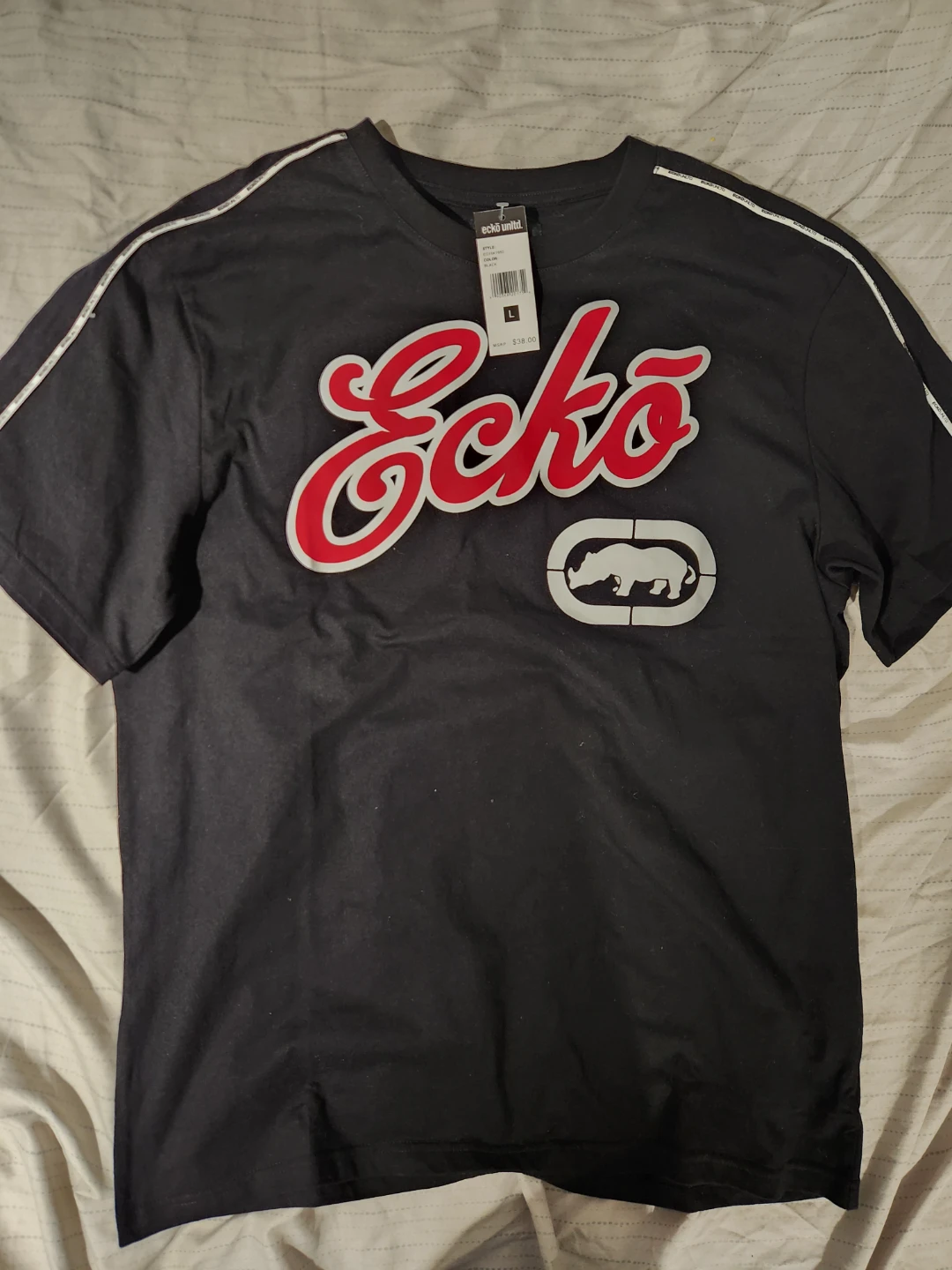 Ecko Unltd. Men's Graphic T-Shirt Black Size Large