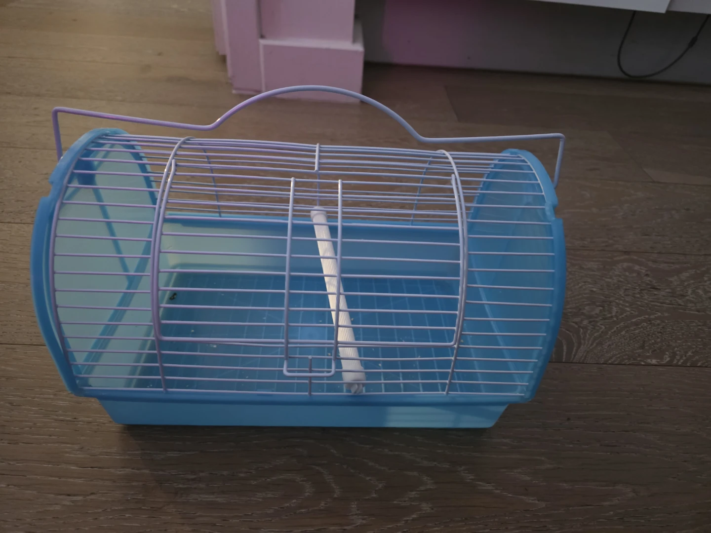 Blue Small Animal Cage with Handle