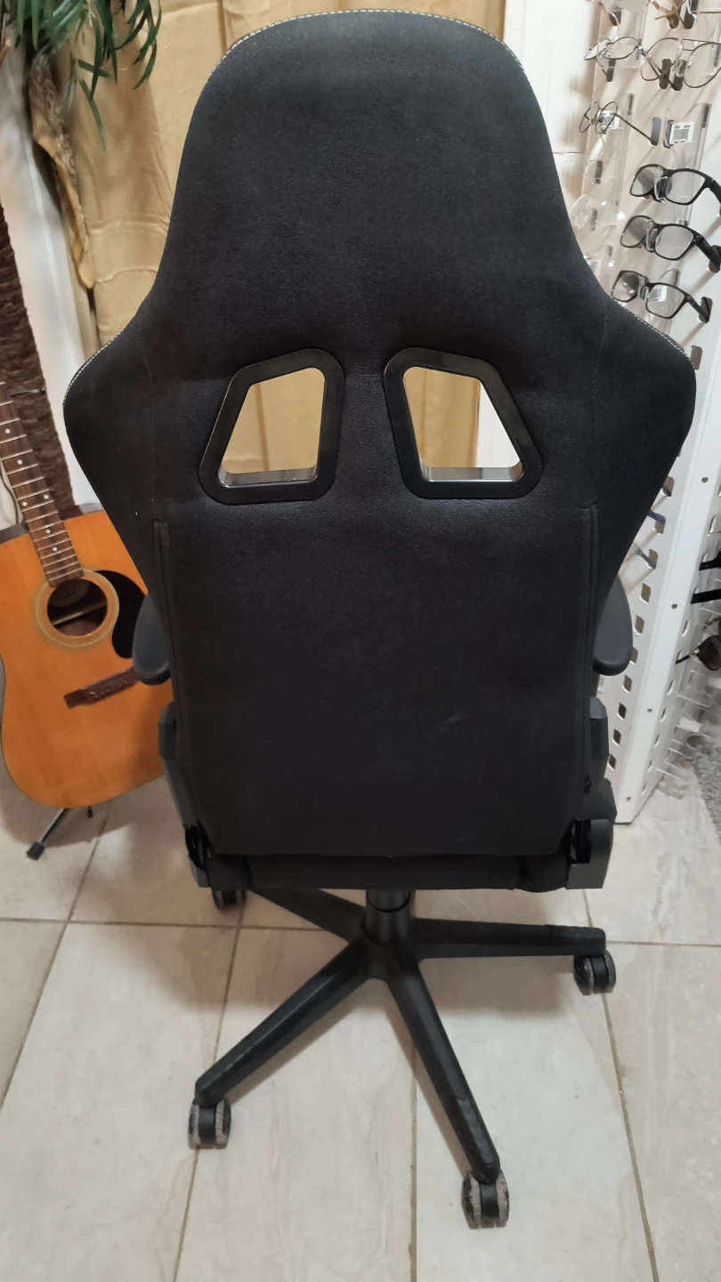 Black Racing Style Gaming Chair - photo 2