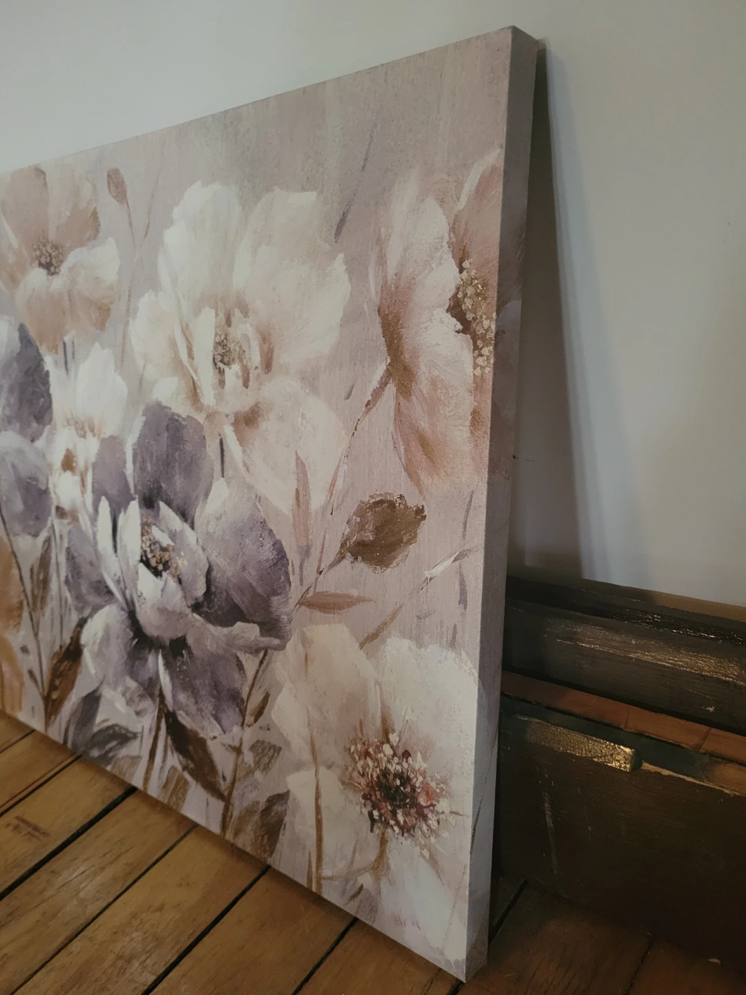 Canvas Wall Art Floral Painting - photo 2