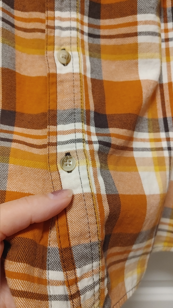 Men's George Plaid Flannel Shirt - XL  100% Cotton - photo 5