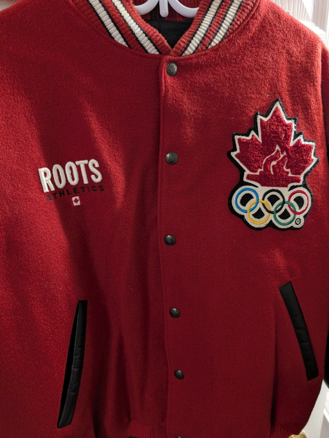Roots Athletics Canada Nagano 1998 Olympic Bomber Jacket Medium - photo 2