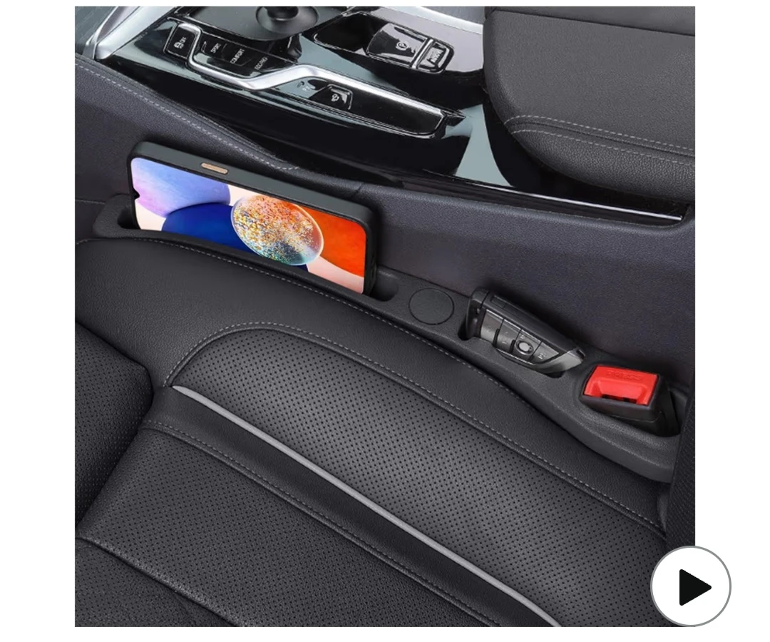Car Seat Gap Filler, 2 Pack PU Fill The Gap - photo 2