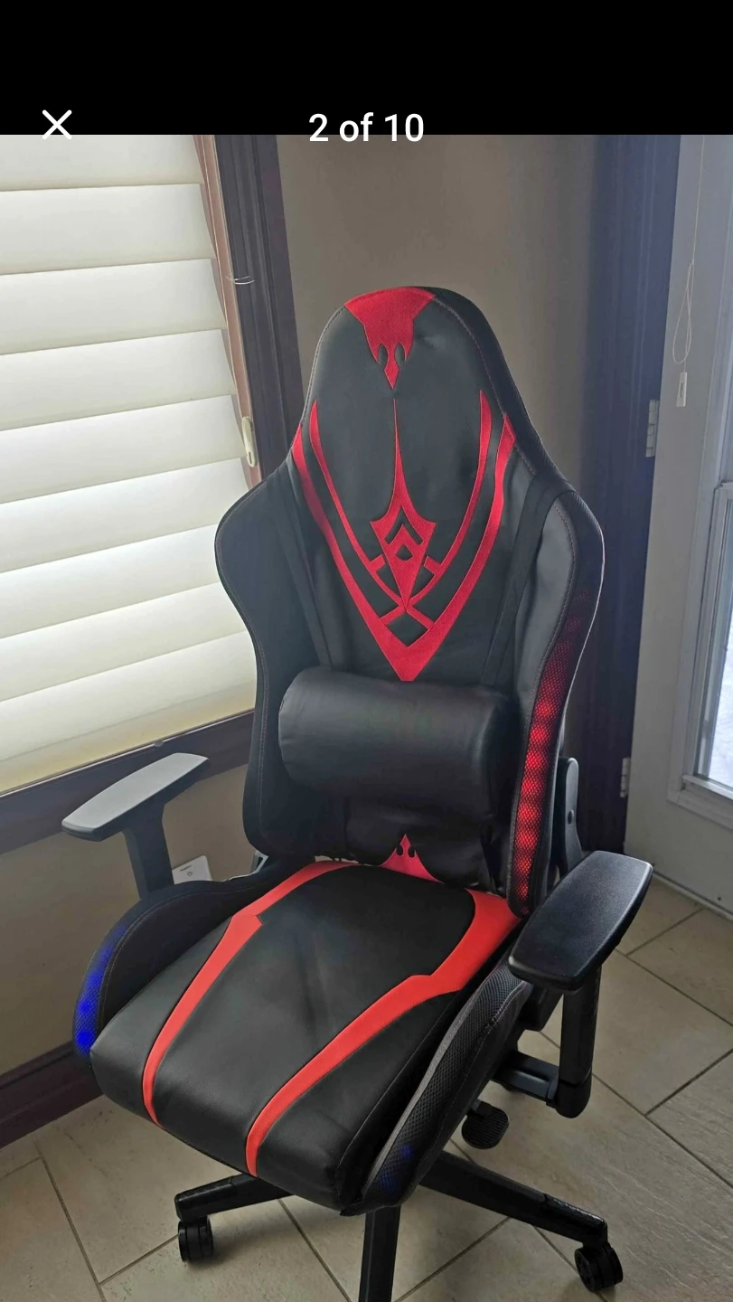 Naz Black Gaming Chair with RGB Lighting
