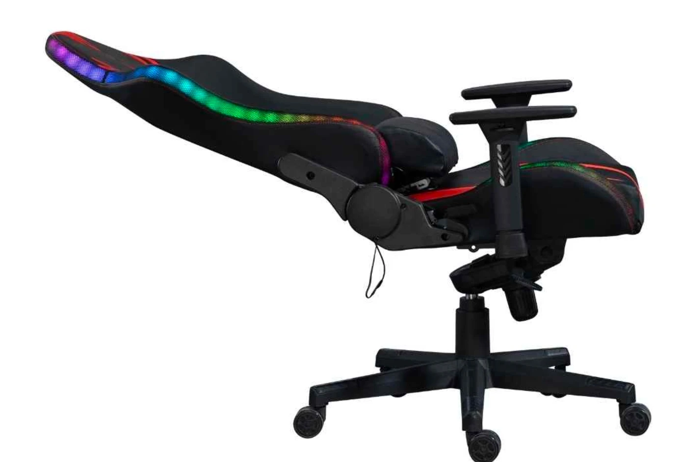 Naz Black Gaming Chair with RGB Lighting - photo 2