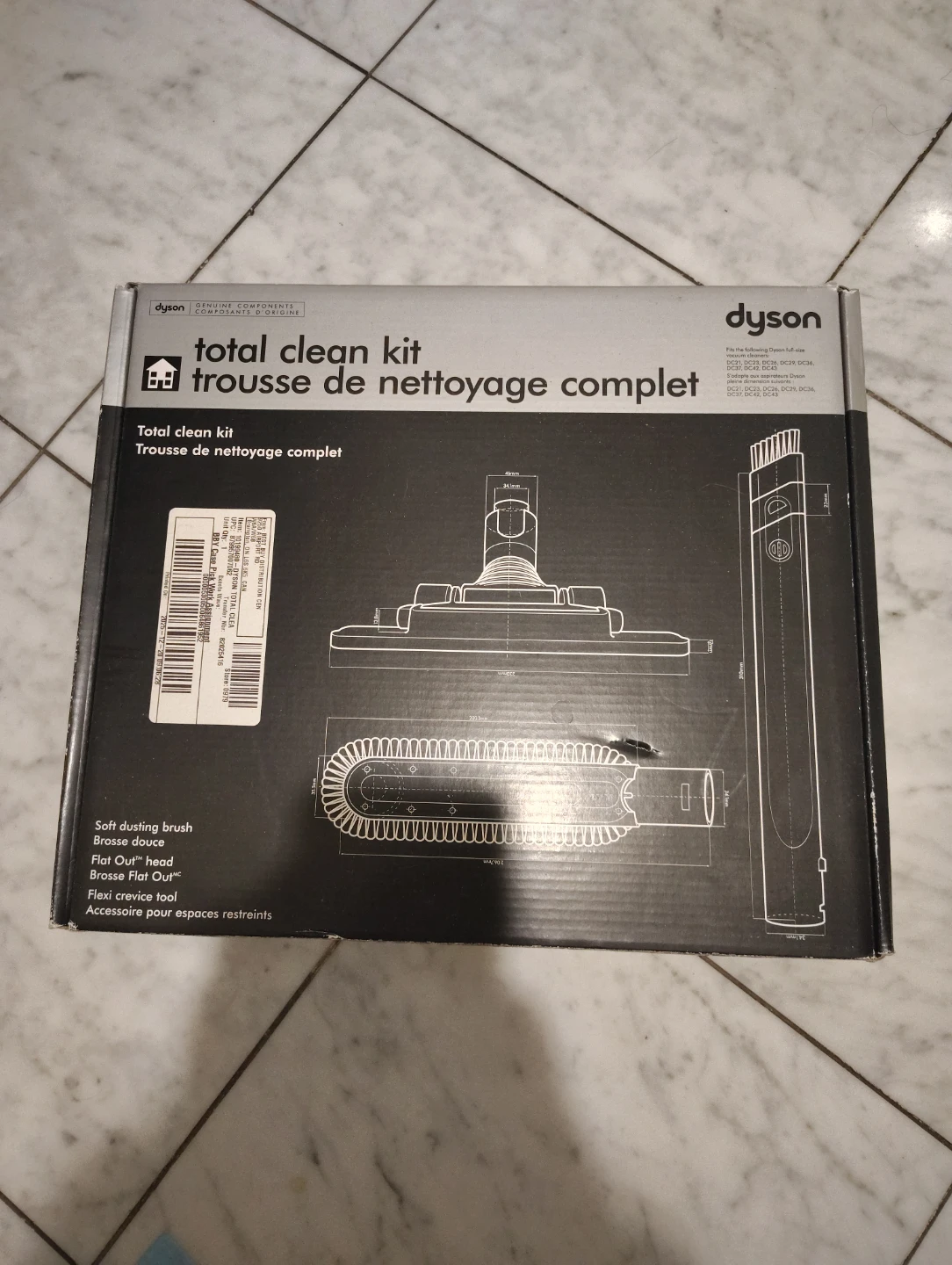 Dyson Total Clean Kit Vacuum Accessory Set