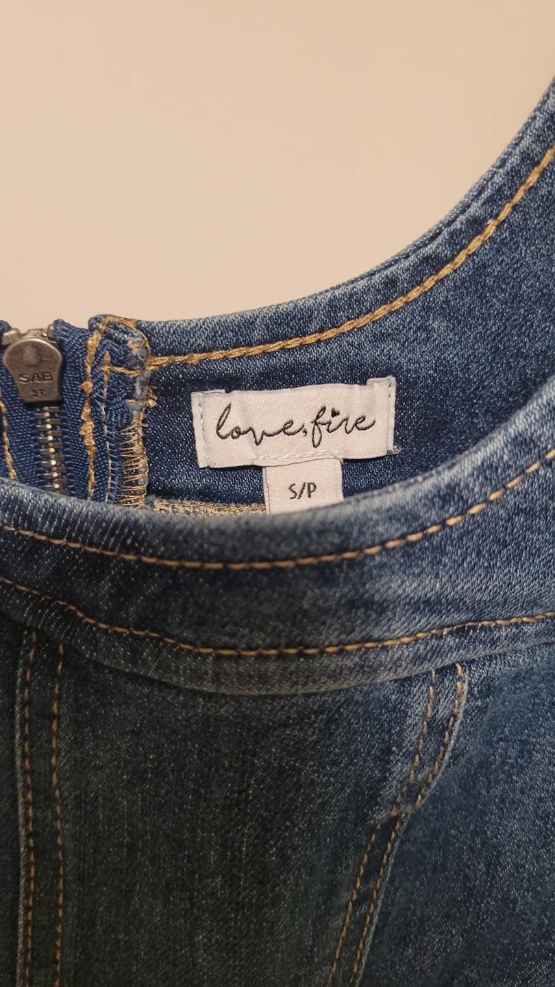 Denim Mini Dress S/P - photo 2