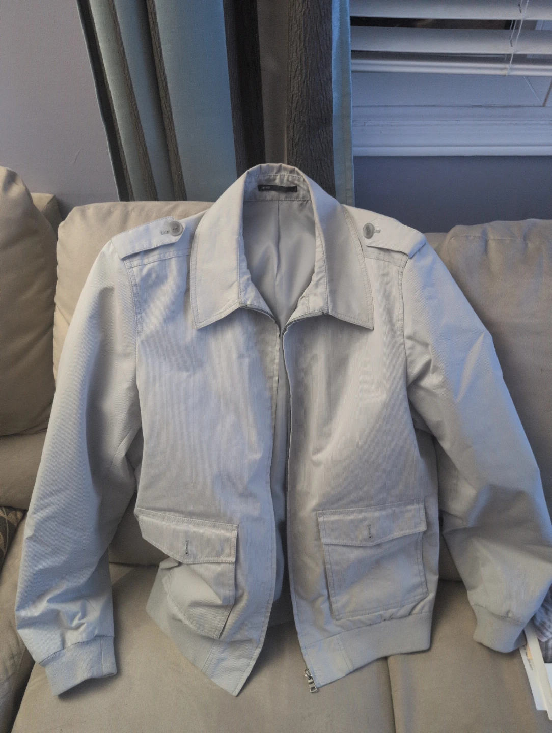 Mexx Slim Fit Light Grey Jacket XL