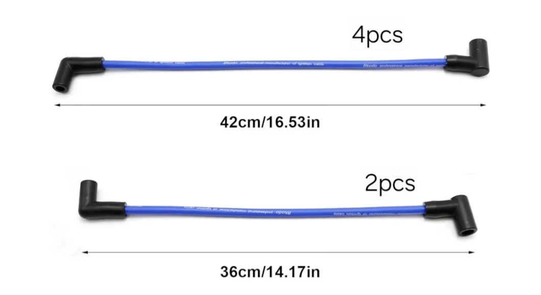 Ignition Spark Plug Wire Set - Blue - photo 3