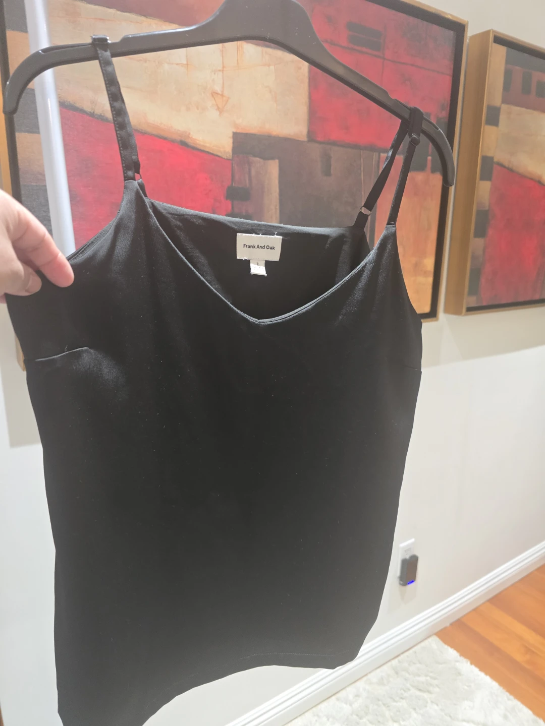 Frank And Oak Black Camisole Top