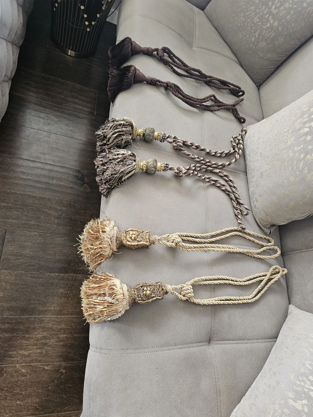 Curtain Tiebacks  Holdbacks for Curtains Drape ..... - photo 3