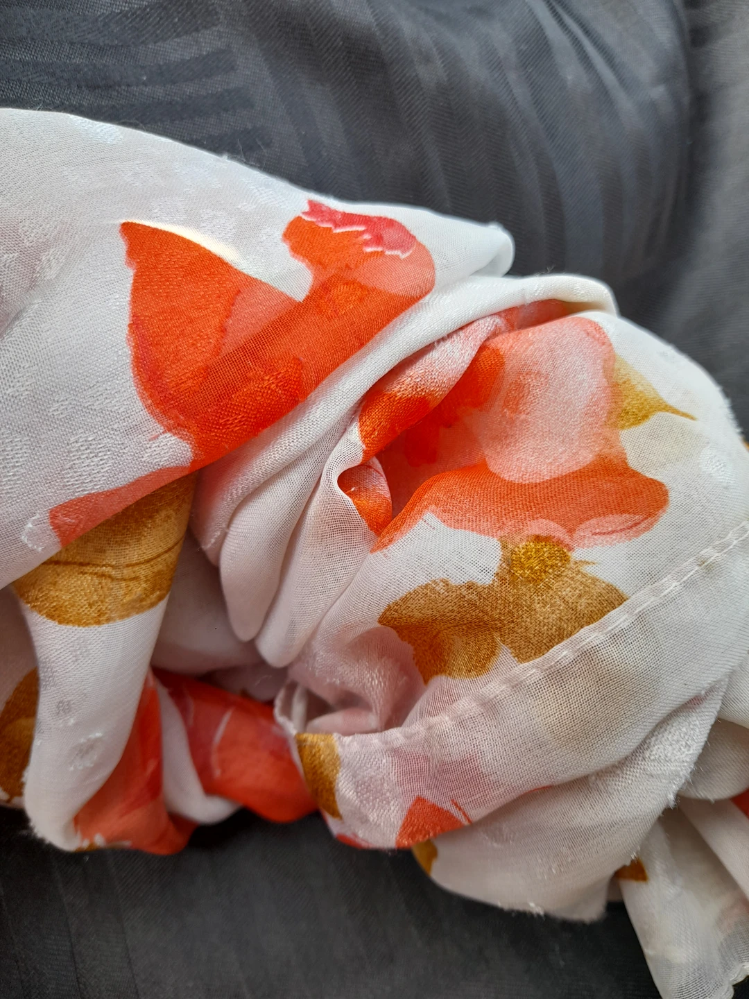 Floral Print Scarf