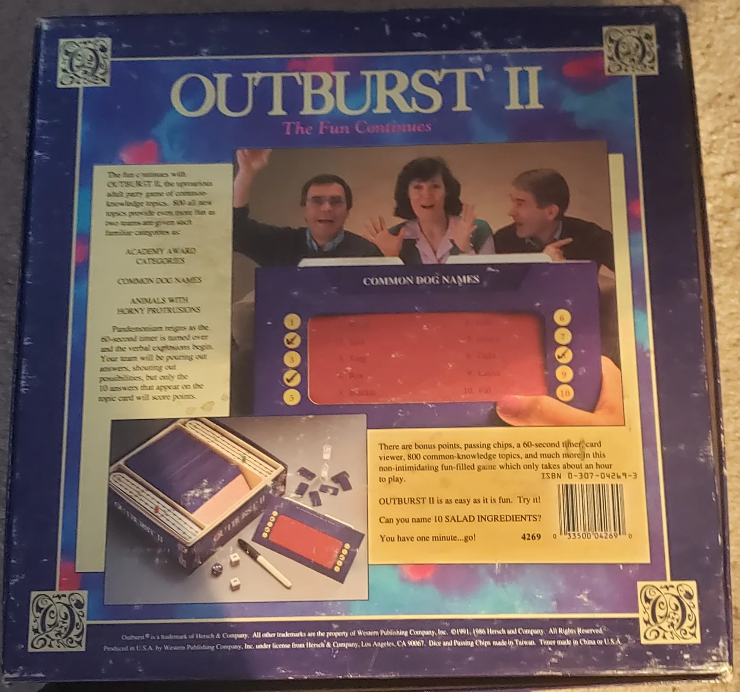 Outburst II Vintage Board Game - photo 2