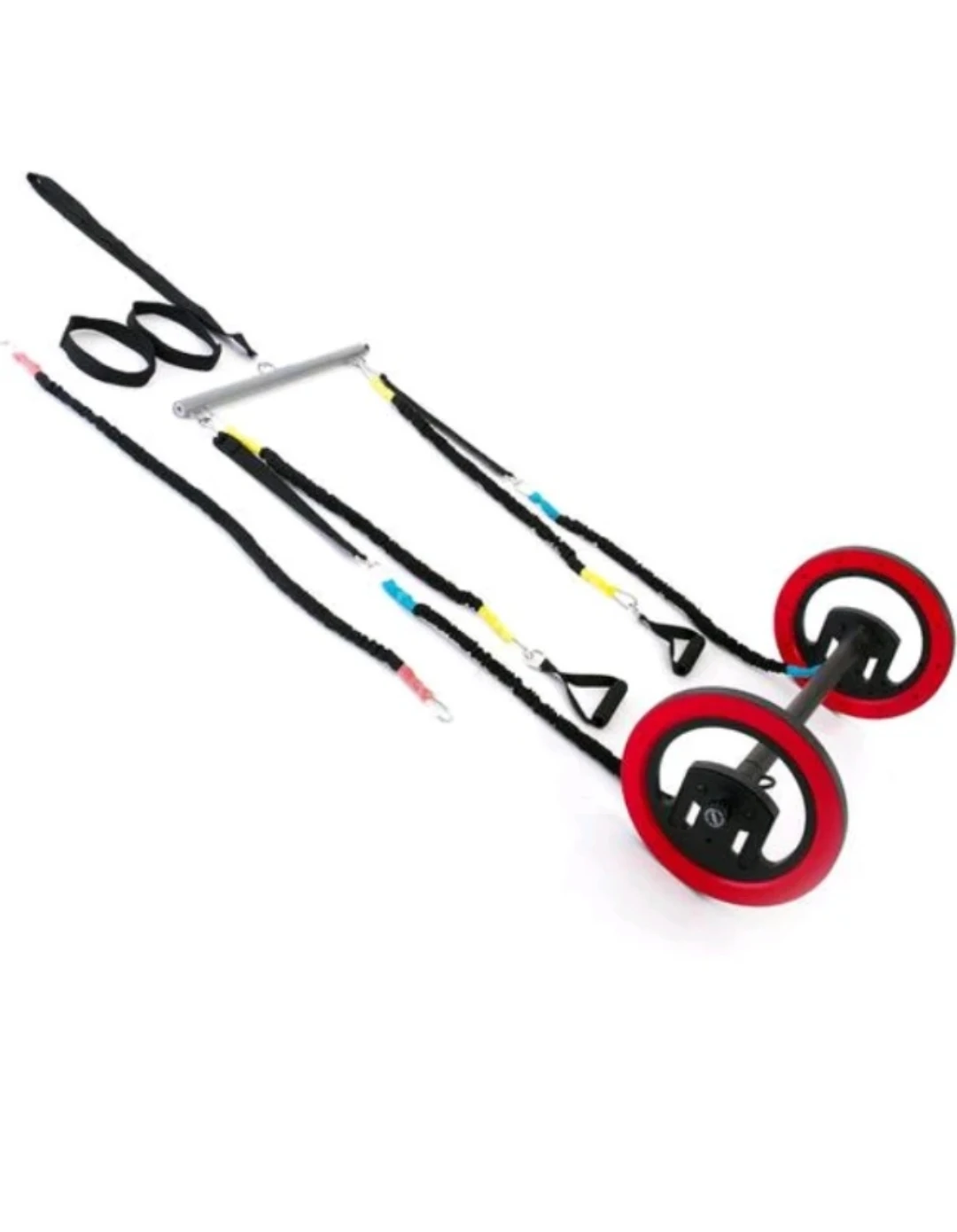 Pilates Wheel DLX with Resistance Bands