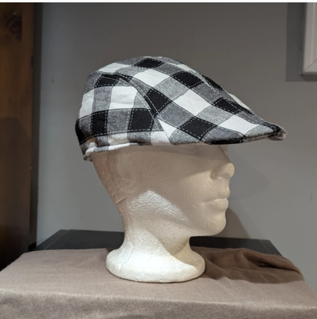 Checkered Flat Cap