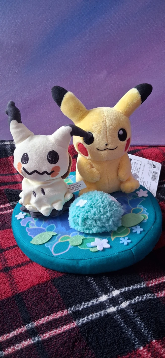 Pokemon Plush Set - Pikachu, Mimikyu, Espeon, Flareon