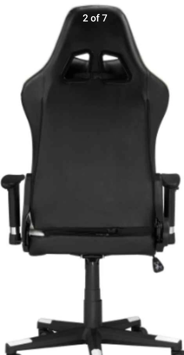 Brassex Gaming Chair Black/White - photo 4