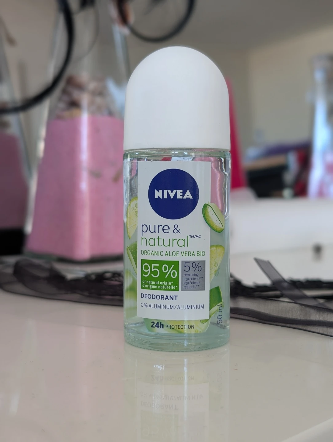 Nivea Pure & Natural Organic Aloe Vera Bio Deodorant 🏆