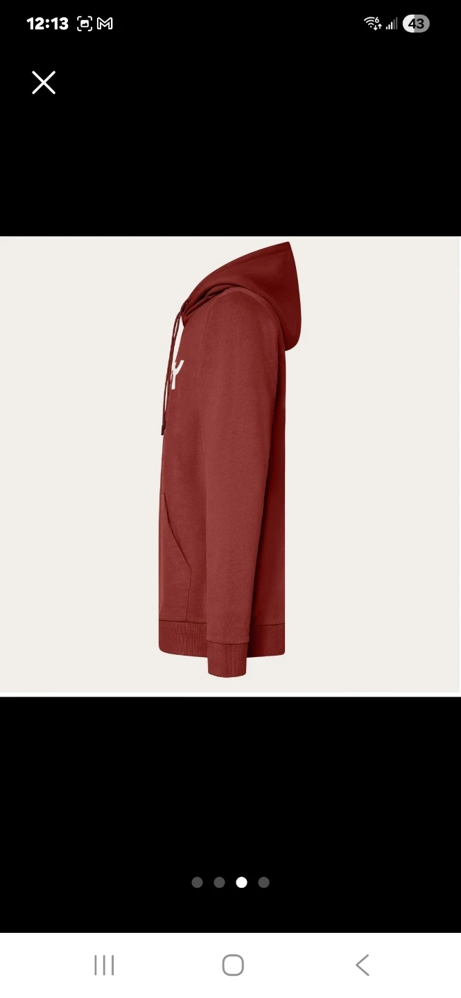 Oakley B1B PO Hoodie 2.0 - Men's - Black/Iron Red. M to XL - photo 3