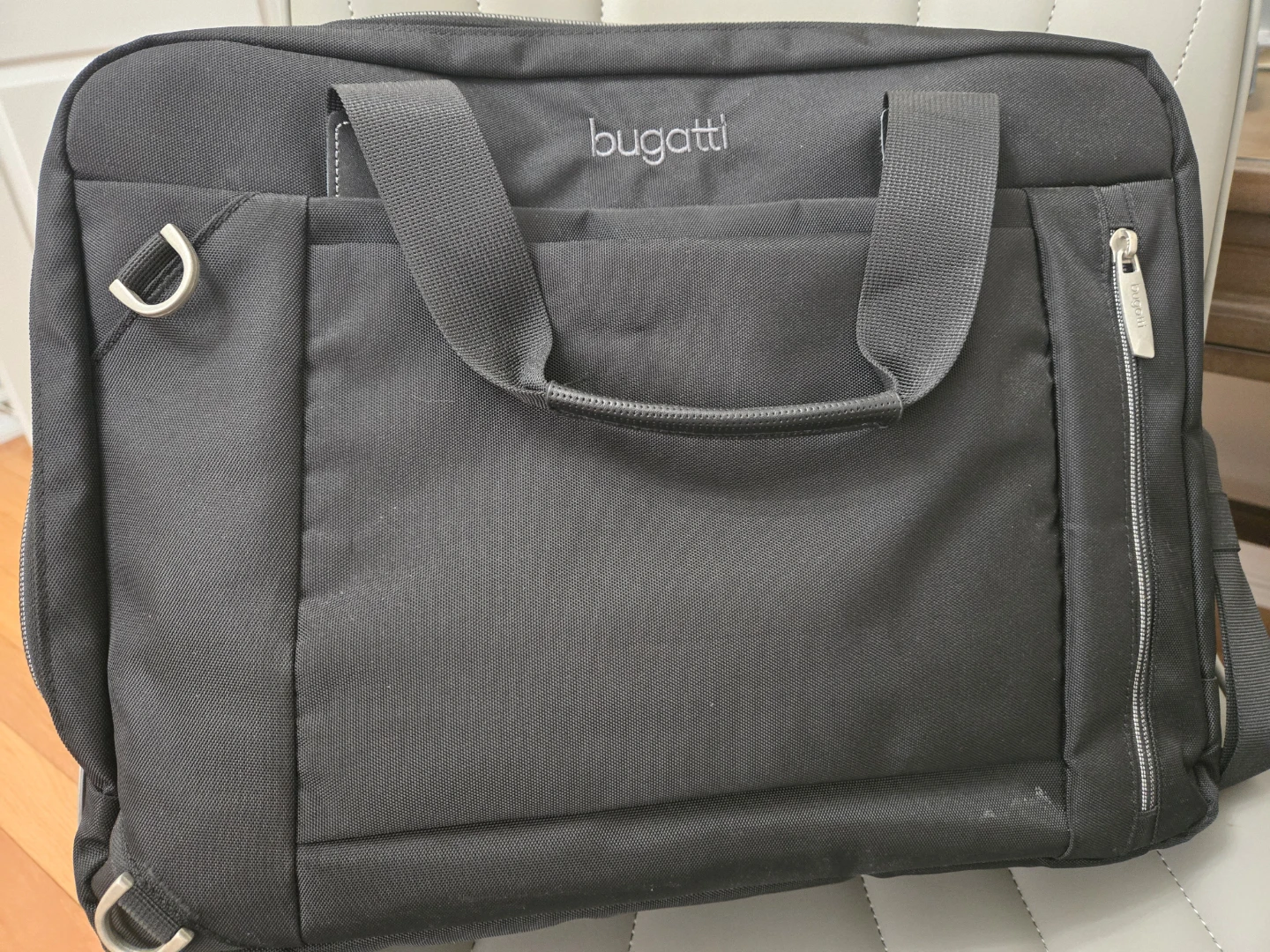 Bugatti Black Laptop Bag