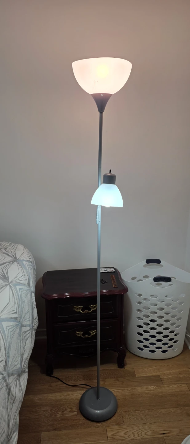 Arc Floor Lamp with Adjustable Reading Light