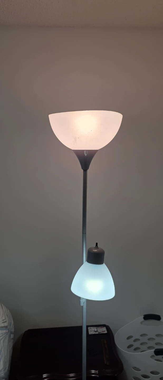 Arc Floor Lamp with Adjustable Reading Light - photo 2