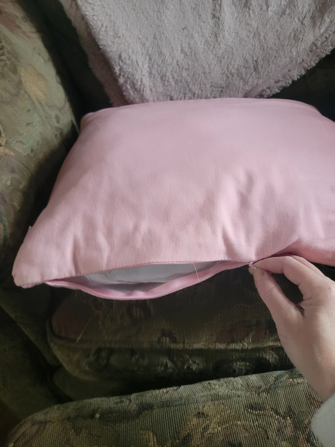 Bouclair Pink "Good Vibes" Throw Pillow - photo 3