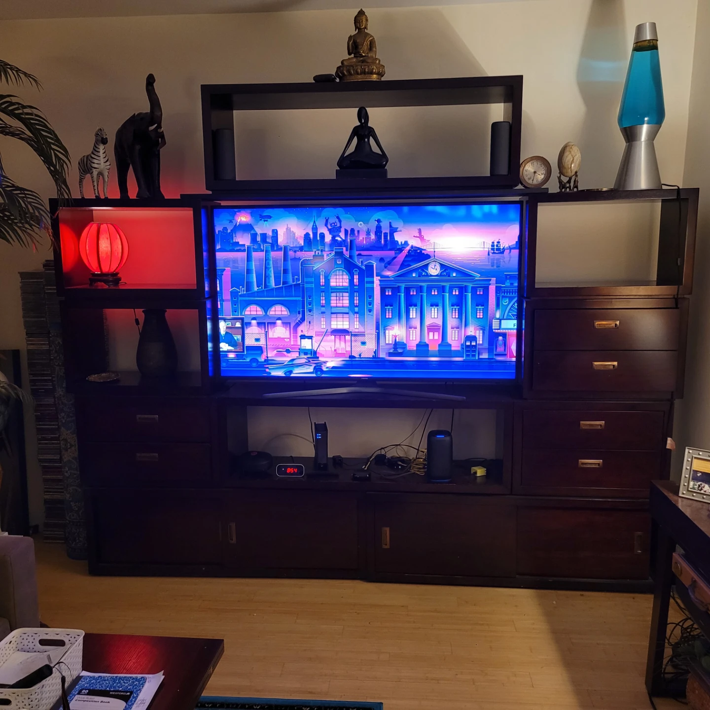 For Sale: Crate & Barrell Entertainment Center $800