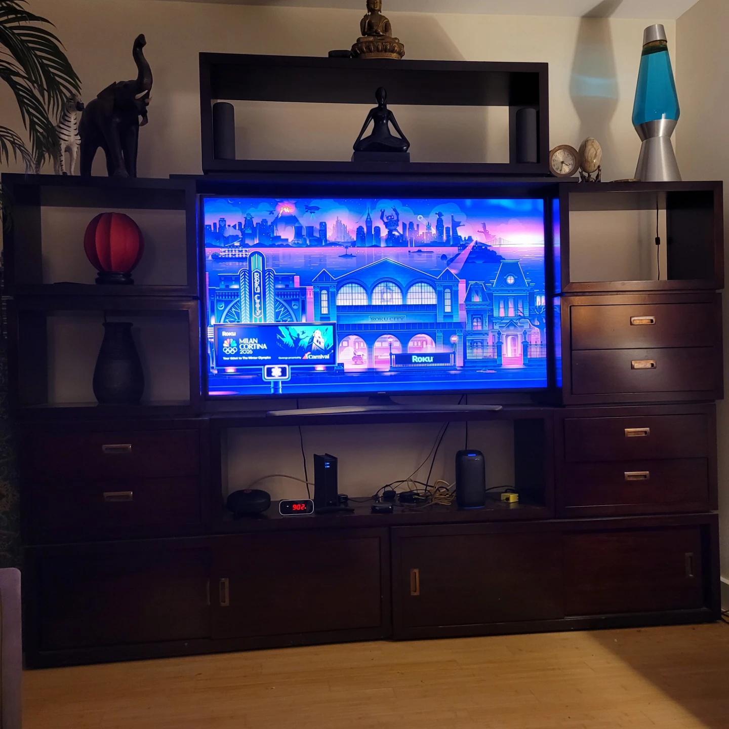 For Sale: Crate & Barrell Entertainment Center $800 - photo 2