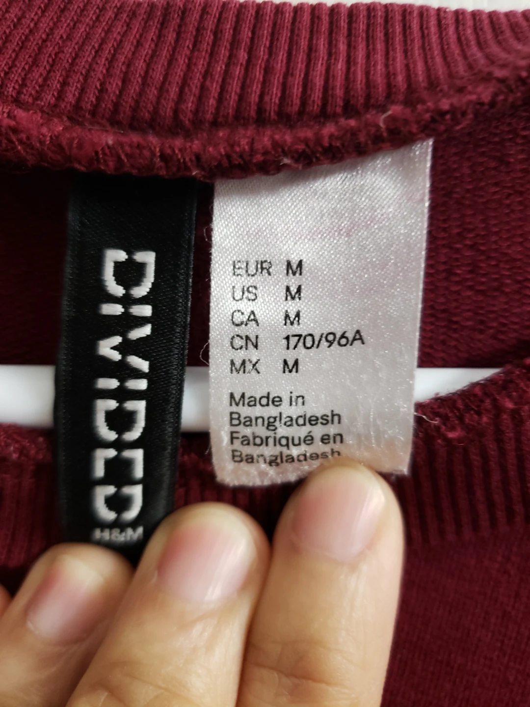 Divided H&M New York Soho Sweatshirt - Burgundy - photo 3