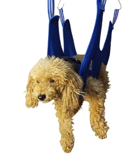 NEW!   Blue Pet Grooming Sling Hammock for Dogs 🧡 - photo 3