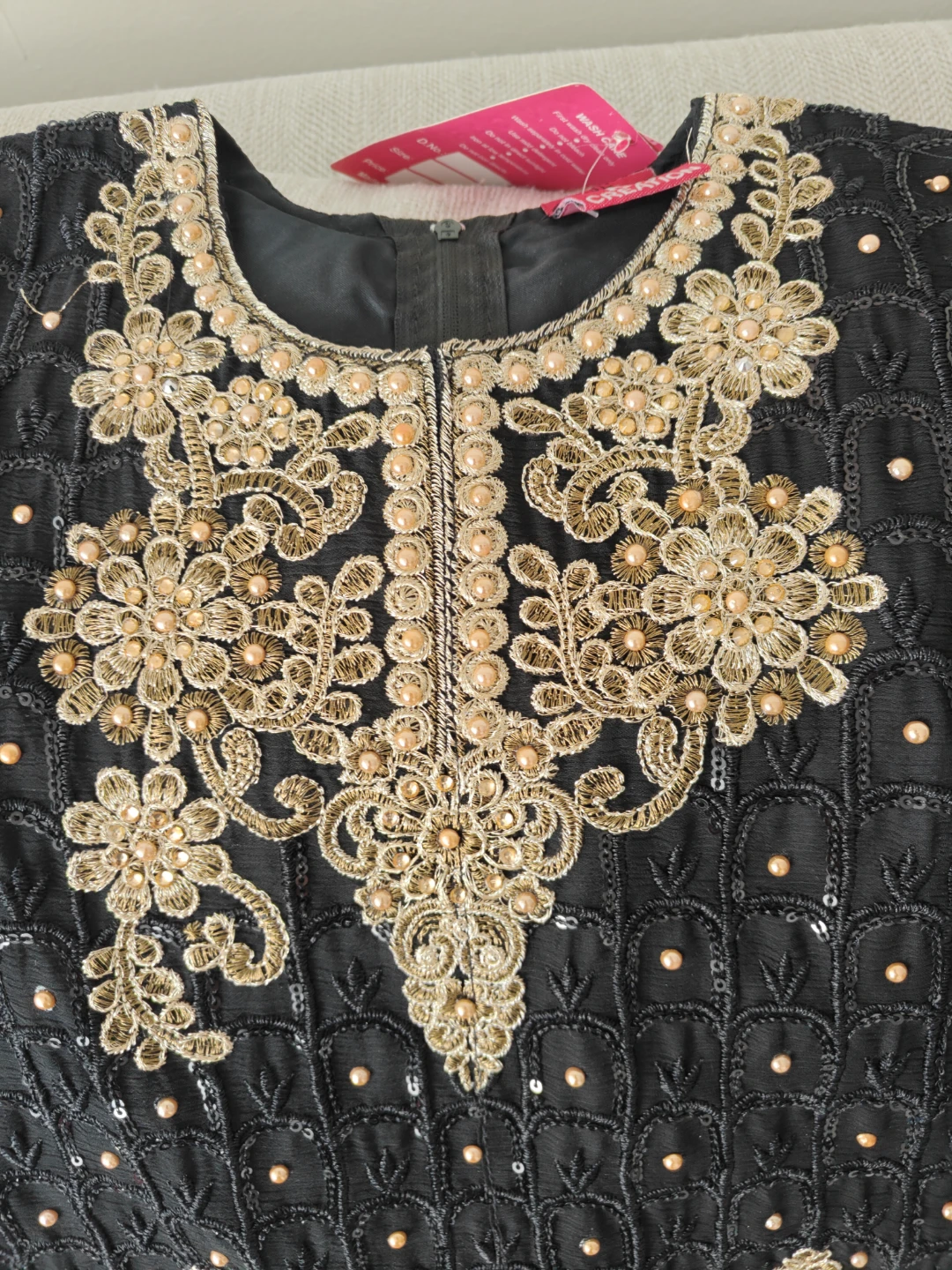 K-V Garments Black Embellished Kids ,2 pics - photo 2